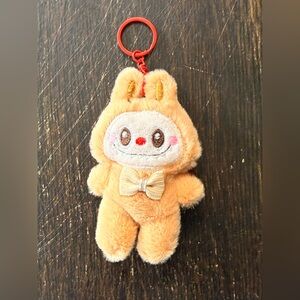 Labubu Cute Tan Plush Keychain